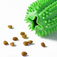 HKM-6794557 Durable TPR Chew Toy Leak Feeder - Cactus Design for Teething Pets in Two Sizes