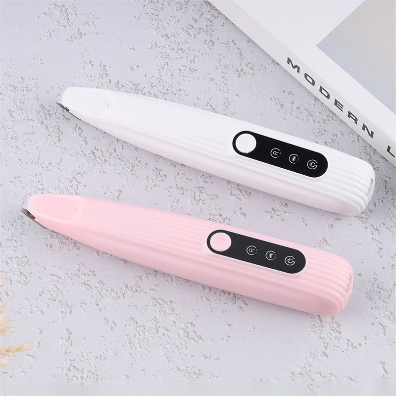 HKM-6795325 LED Light Pet Precision Trimmer for Dogs and Cats - Waterproof, Low Noise, Cordless Design