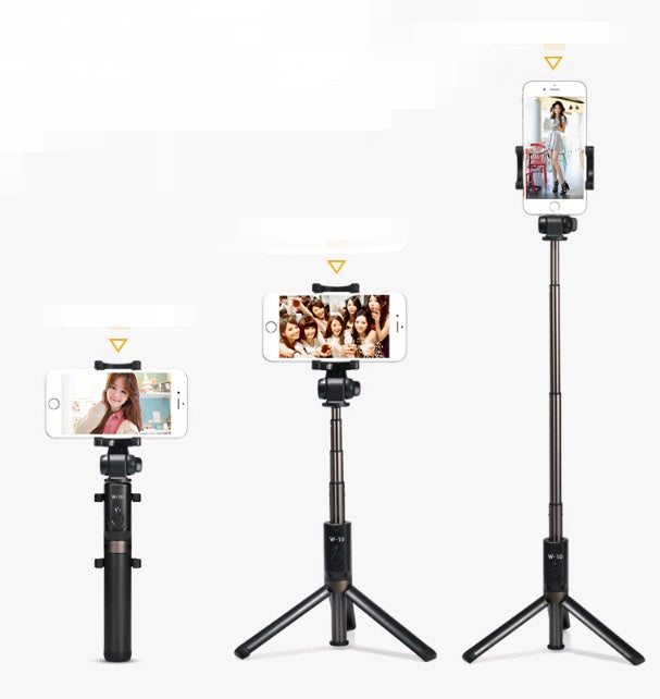 HKM-679571 Aluminum Alloy Bluetooth Selfie Stick Tripod with Remote Control for Mobile Phones