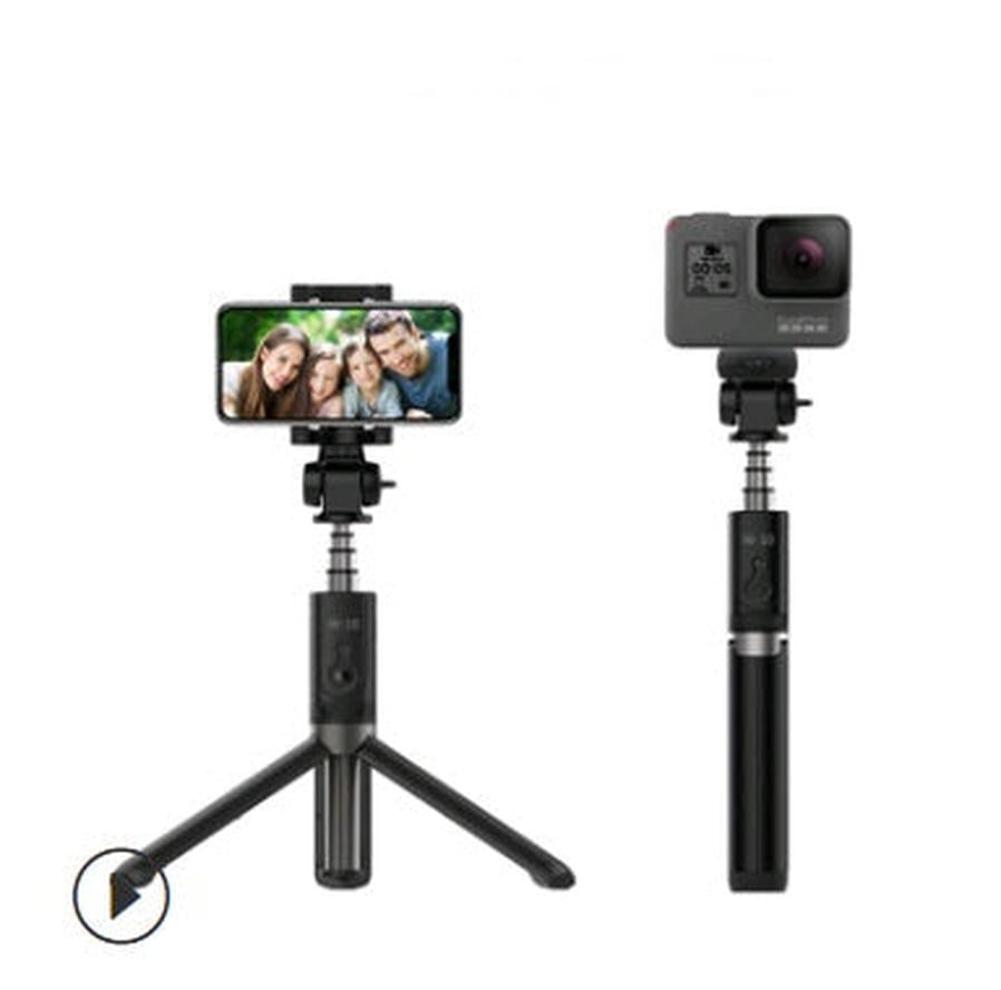 HKM-679571 Aluminum Alloy Bluetooth Selfie Stick Tripod with Remote Control for Mobile Phones