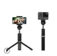HKM-679571 Aluminum Alloy Bluetooth Selfie Stick Tripod with Remote Control for Mobile Phones