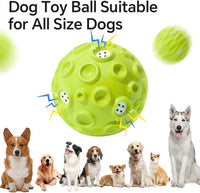 HKM-6796989 Durable Interactive Dog Toy Ball with Squeaky Sound for Aggressive Chewers - Ideal for Small, Medium, and Large Dogs