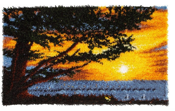 HKM-679699 DIY Polyamide Fiber Carpet Embroidery - 100x60 CM