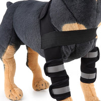 HKM-6797885 Dog Knee Support Brace - Neoprene Pads for Elbow and Joint Stability, S/M/L Sizes Available