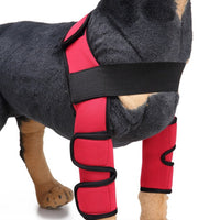 HKM-6797885 Dog Knee Support Brace - Neoprene Pads for Elbow and Joint Stability, S/M/L Sizes Available