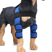 HKM-6797885 Dog Knee Support Brace - Neoprene Pads for Elbow and Joint Stability, S/M/L Sizes Available