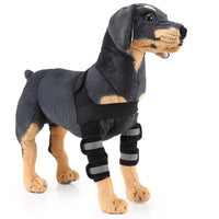 HKM-6797885 Dog Knee Support Brace - Neoprene Pads for Elbow and Joint Stability, S/M/L Sizes Available