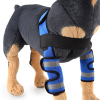 HKM-6797885 Dog Knee Support Brace - Neoprene Pads for Elbow and Joint Stability, S/M/L Sizes Available