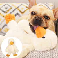 HKM-6799165 Plush Duckling Vocal Toy - Interactive Bite Toy for Dogs