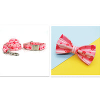 HKM-6799293 Comfortable Cloth Dog Collar and Leash Set in Multiple Sizes