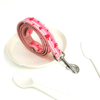 HKM-6799293 Comfortable Cloth Dog Collar and Leash Set in Multiple Sizes