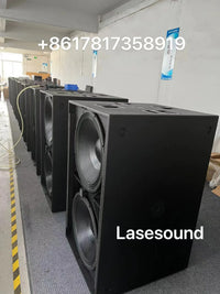 HKM-680019 Dual 21-Inch Powered Subwoofer with 3000W RMS High Power Output
