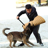 HKM-6800317 Dog Training Bite Sleeve for Large and Medium Dogs - Protective Jute Arm Cover with Handles