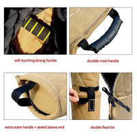 HKM-6800317 Dog Training Bite Sleeve for Large and Medium Dogs - Protective Jute Arm Cover with Handles