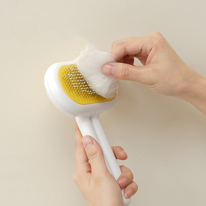 HKM-6801085 Dual Capsule Cat and Dog Grooming Comb for Floating Hair Removal