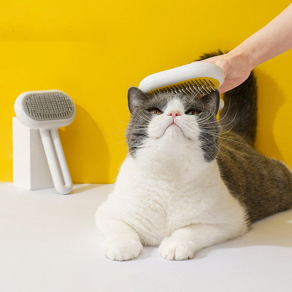 HKM-6801085 Dual Capsule Cat and Dog Grooming Comb for Floating Hair Removal