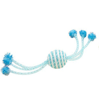 HKM-6802749 Interactive Cat Toy with Teasing Ropes and Bite-Resistant Wool Ball