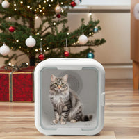 HKM-680275 Eco-Friendly Automatic Pet Hair Dryer Box for Dogs, Cats, and Small Animals – Low Noise Grooming Machine, 43x47x47CM