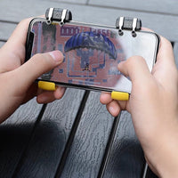 HKM-680339 Six-Finger Gaming Controller for iOS and Android Phones (4.7" - 6" Screens) - ABS and Alloy Design