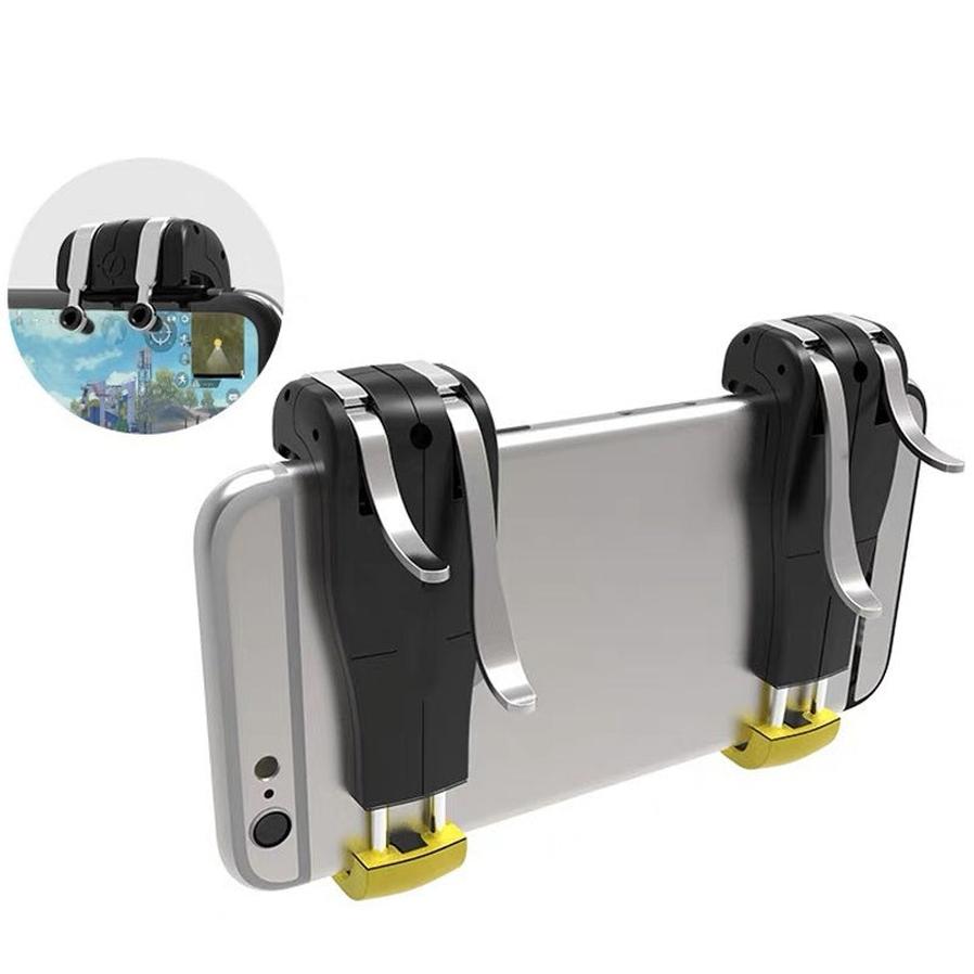 HKM-680339 Six-Finger Gaming Controller for iOS and Android Phones (4.7" - 6" Screens) - ABS and Alloy Design