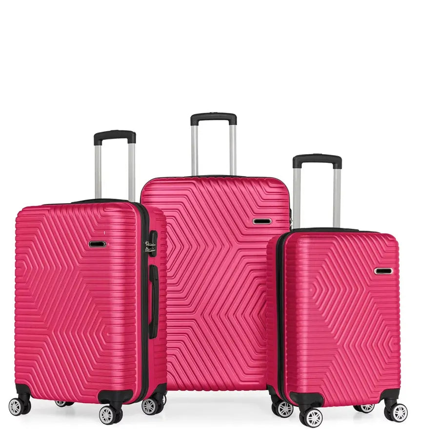 HKM-680403 Kids Travel Trolley Suitcase Set with Casters for Easy Transportation