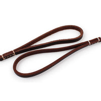 HKM-6805053 Handmade Genuine Leather Dog Leash with Durable Copper Hardware for Small and Medium Dogs