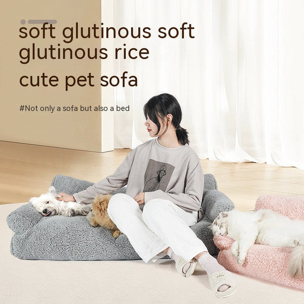 HKM-6805309 Cotton Velvet Removable and Washable Sofa Nest for Cats and Dogs in Multiple Colors and Sizes
