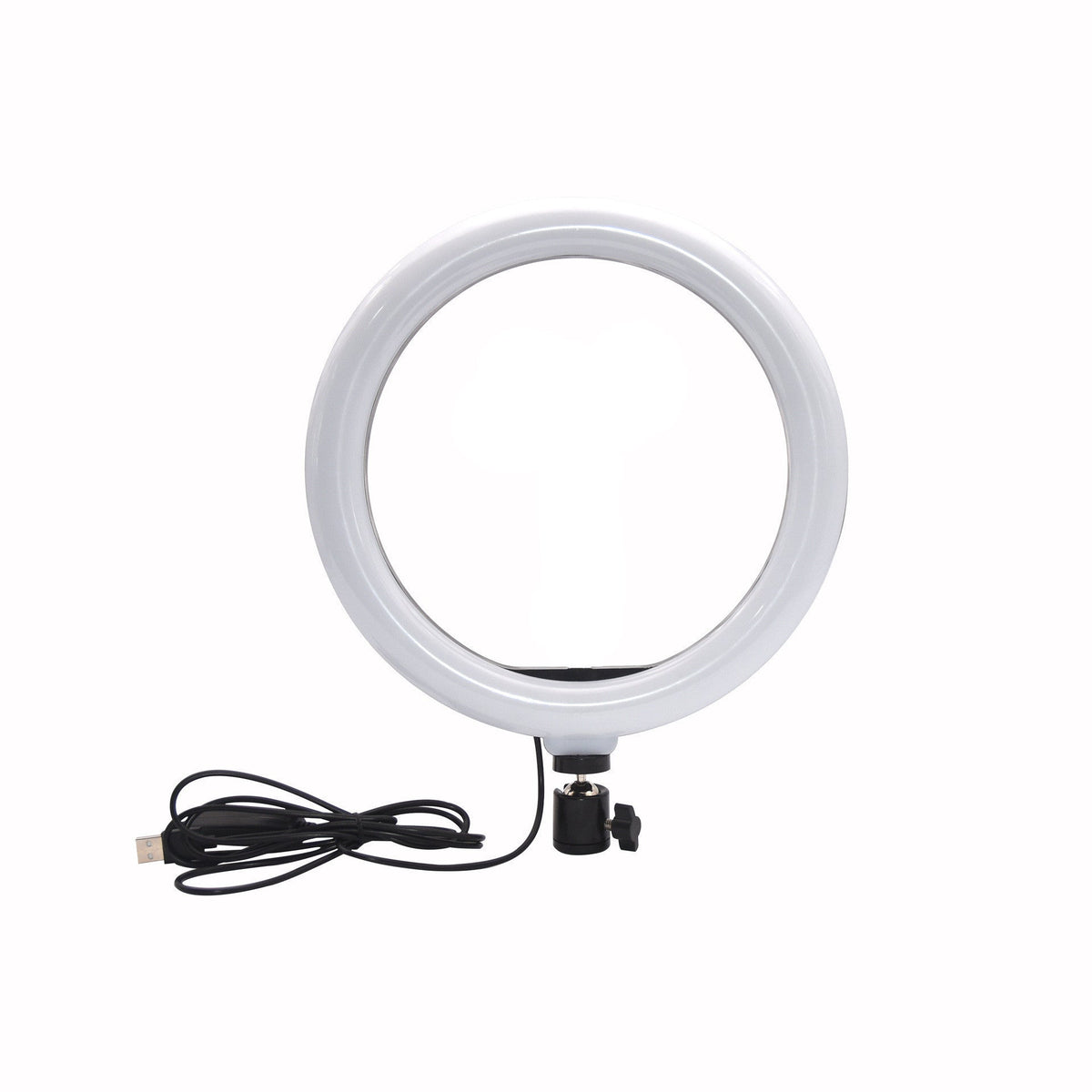 HKM-680531 10 inch Desktop Selfie Ring Light with Adjustable Color Temperature and USB Power