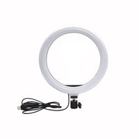 HKM-680531 10 inch Desktop Selfie Ring Light with Adjustable Color Temperature and USB Power