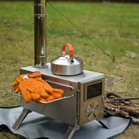 HKM-680531 Portable Outdoor Cooking Tent Stove for Camping and Grilling, Ideal for Outdoor Entertaining