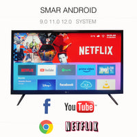 HKM-680531 Smart Android LED TV - Available in 19 to 50-Inch Sizes, 4K UHD, HDR Support, Wi-Fi & Bluetooth Connectivity
