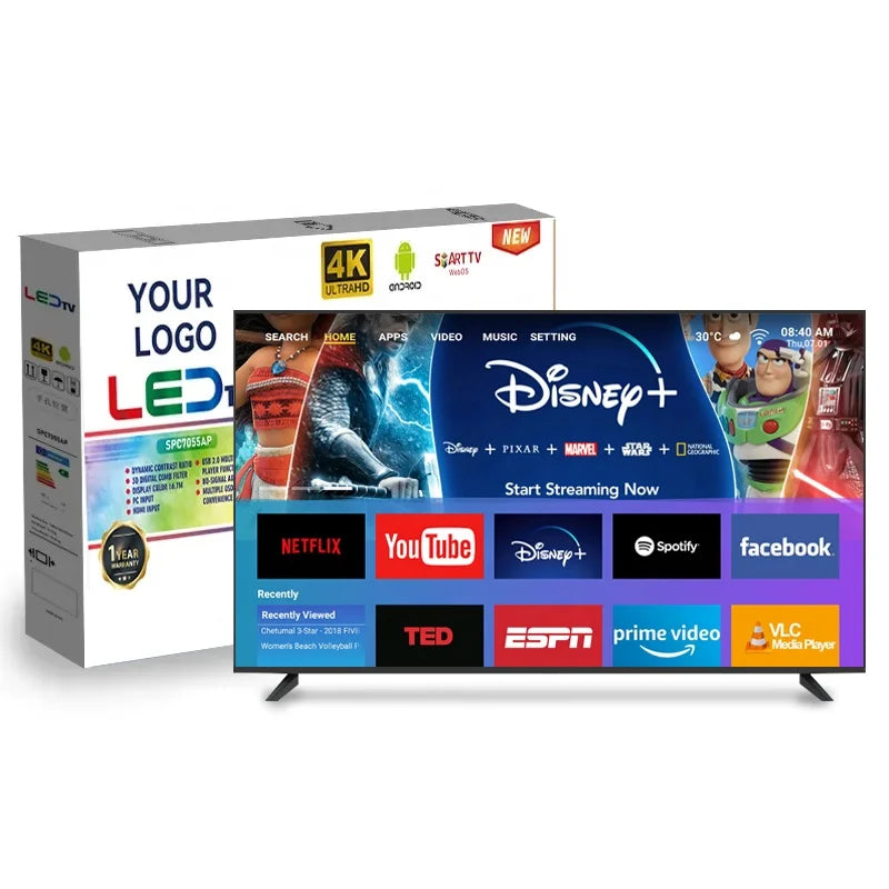 HKM-680531 Smart Android LED TV - Available in 19 to 50-Inch Sizes, 4K UHD, HDR Support, Wi-Fi & Bluetooth Connectivity