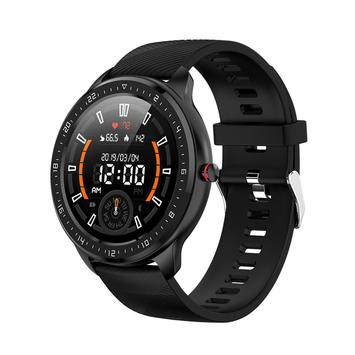 HKM-680531 Smart Touch Screen Bracelet for Heart Rate & Blood Pressure Monitoring - Compatible with Android & iOS