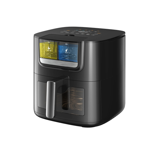 HKM-680595 7L Auto-Spray Air Fryer with Fast Heating Technology, Oil-Free Cooking, Smart Digital Display