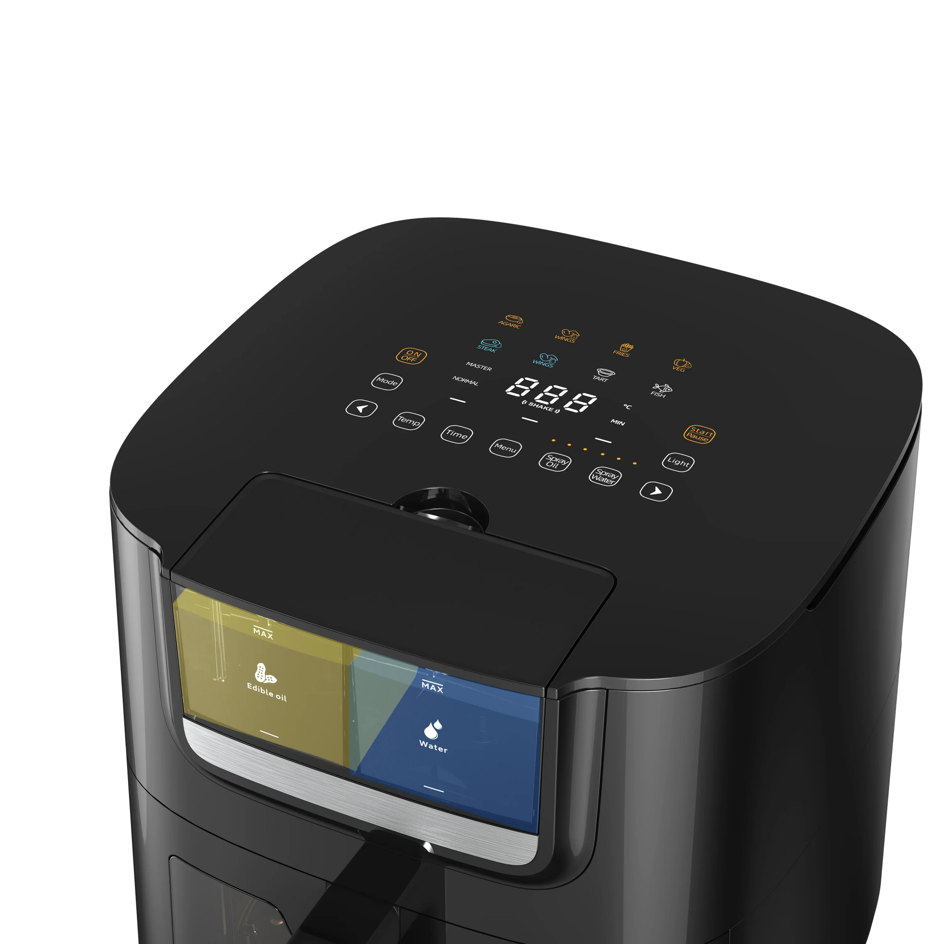 HKM-680595 7L Auto-Spray Air Fryer with Fast Heating Technology, Oil-Free Cooking, Smart Digital Display