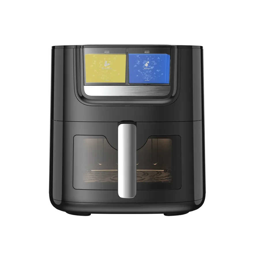 HKM-680595 7L Auto-Spray Air Fryer with Fast Heating Technology, Oil-Free Cooking, Smart Digital Display