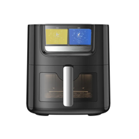 HKM-680595 7L Auto-Spray Air Fryer with Fast Heating Technology, Oil-Free Cooking, Smart Digital Display