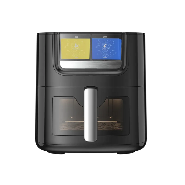 HKM-680595 7L Auto-Spray Air Fryer with Fast Heating Technology, Oil-Free Cooking, Smart Digital Display