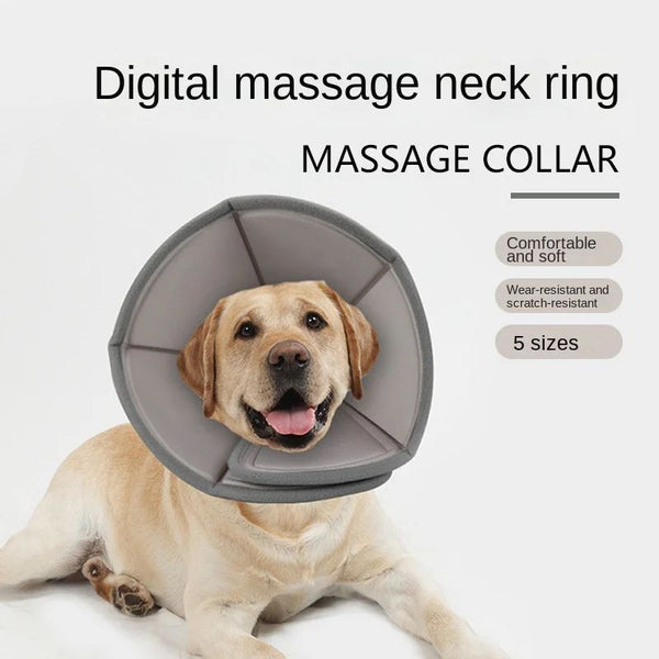 HKM-6807229 Adjustable Soft Cone Collar for Cats and Dogs ¨C Anti-Bite Recovery Sleeve for Post-Surgery Care