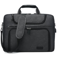 HKM-680723 Waterproof 15.6-17.3 Inch Laptop Briefcase with Adjustable Shoulder Strap for Men