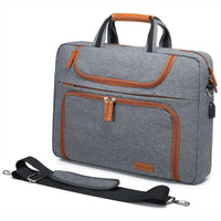 HKM-680723 Waterproof 15.6-17.3 Inch Laptop Briefcase with Adjustable Shoulder Strap for Men