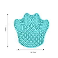 HKM-6809021 Silicone Flower-Shaped Licking Mat for Cats and Dogs - Slow Feeder Pet Dinner Plate