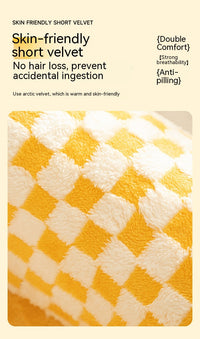 HKM-6810301 Warm Tunnel Pet Bed for Cats - Soft PP Cotton, Multiple Sizes Available in Yellow and Blue