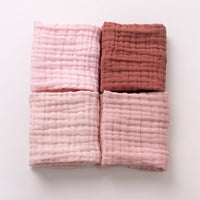 HKM-681171 Soft Pure Cotton Newborn & Toddler Towels in Various Colors