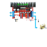 HKM-681171 TDA7377 2.1 Channel Audio Power Amplifier Board for Subwoofer Applications