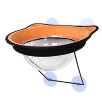 HKM-6812605 Suction Cup Cat Hanging Bed - Space Capsule Design for Sunbathing and Relaxation
