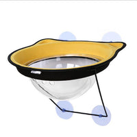 HKM-6812605 Suction Cup Cat Hanging Bed - Space Capsule Design for Sunbathing and Relaxation