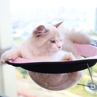 HKM-6812605 Suction Cup Cat Hanging Bed - Space Capsule Design for Sunbathing and Relaxation