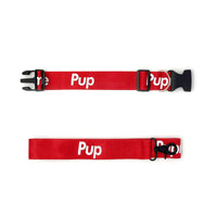 HKM-6812989 Cute Red Collar for Small and Medium Dogs - Durable Single Collar with 150cm Leash