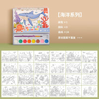 HKM-681299 Children's Animal Colouring Book for Learning and Painting – Unisex, Ages 2-13, 4.5 inch Paper Activity